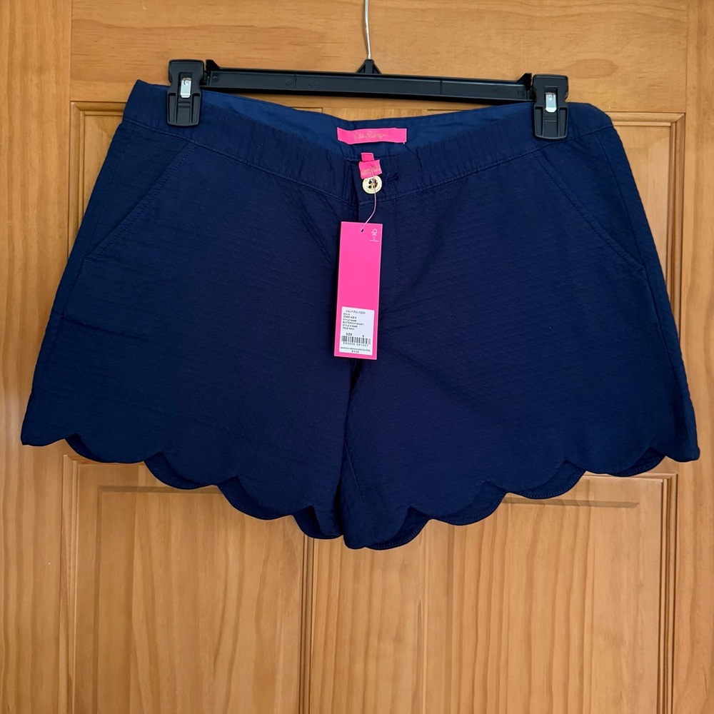 NWT Lilly Pulitzer Navy Buttercup Women Shorts